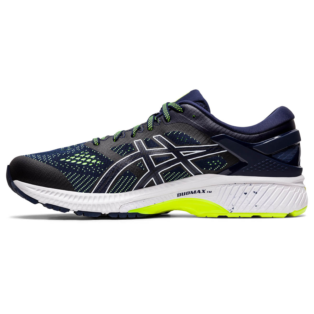 Asics Kayano 26 - Peacoat - Safety Yellow