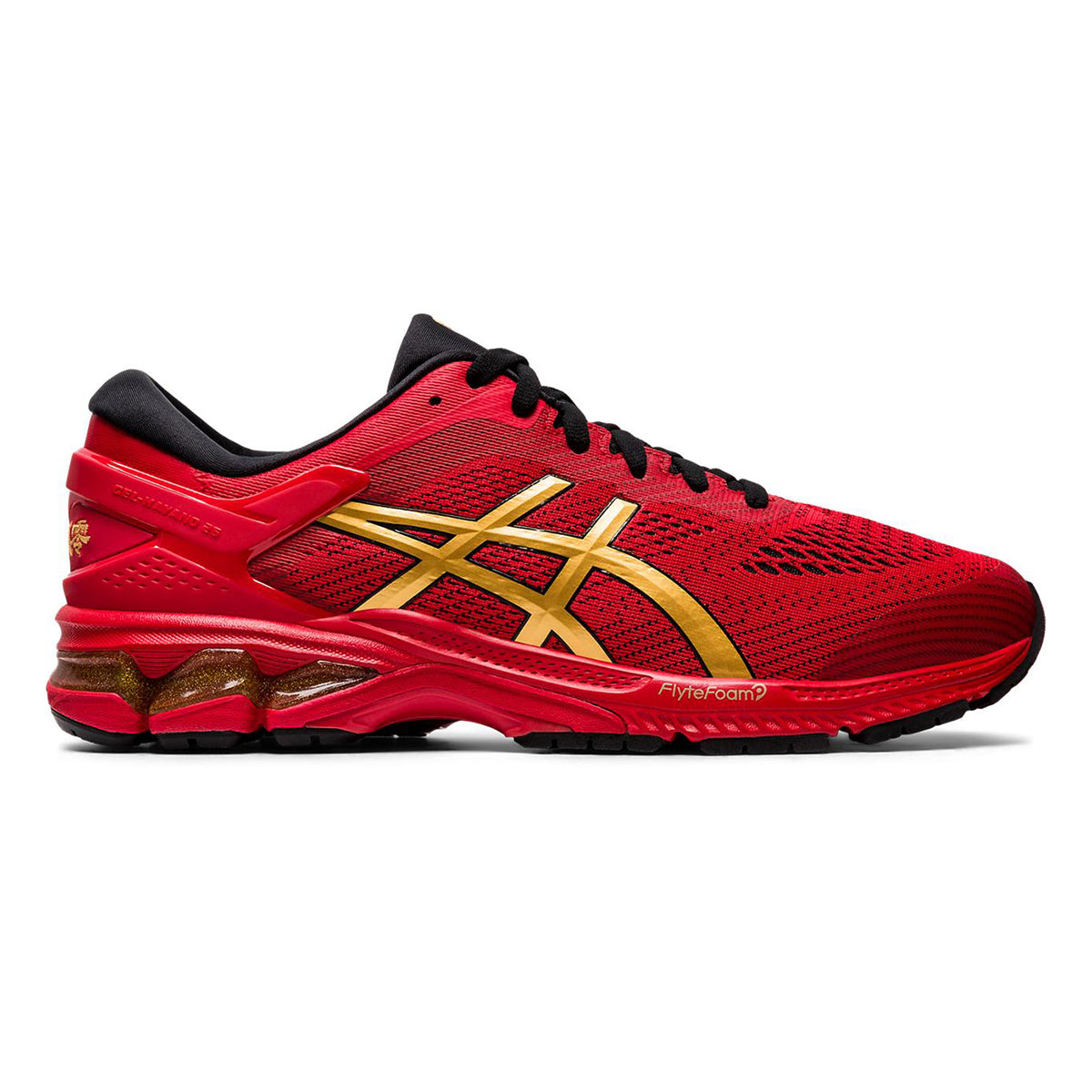 Asics Kayano 26 - Red - Gold