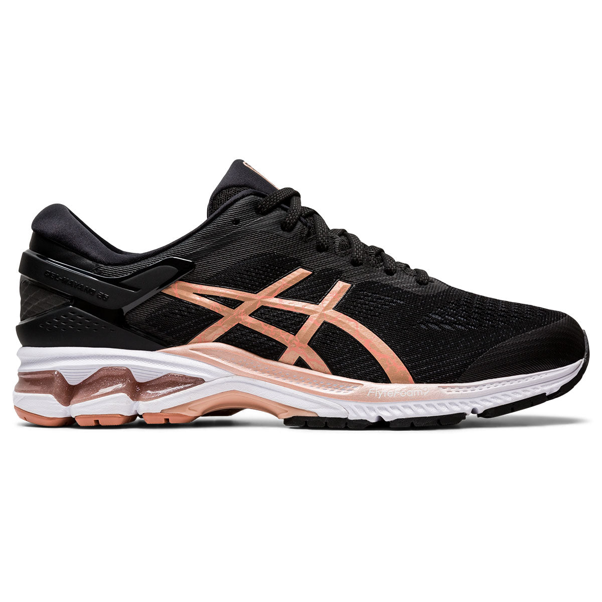 Asics Kayano 26 - Black - Rose Gold