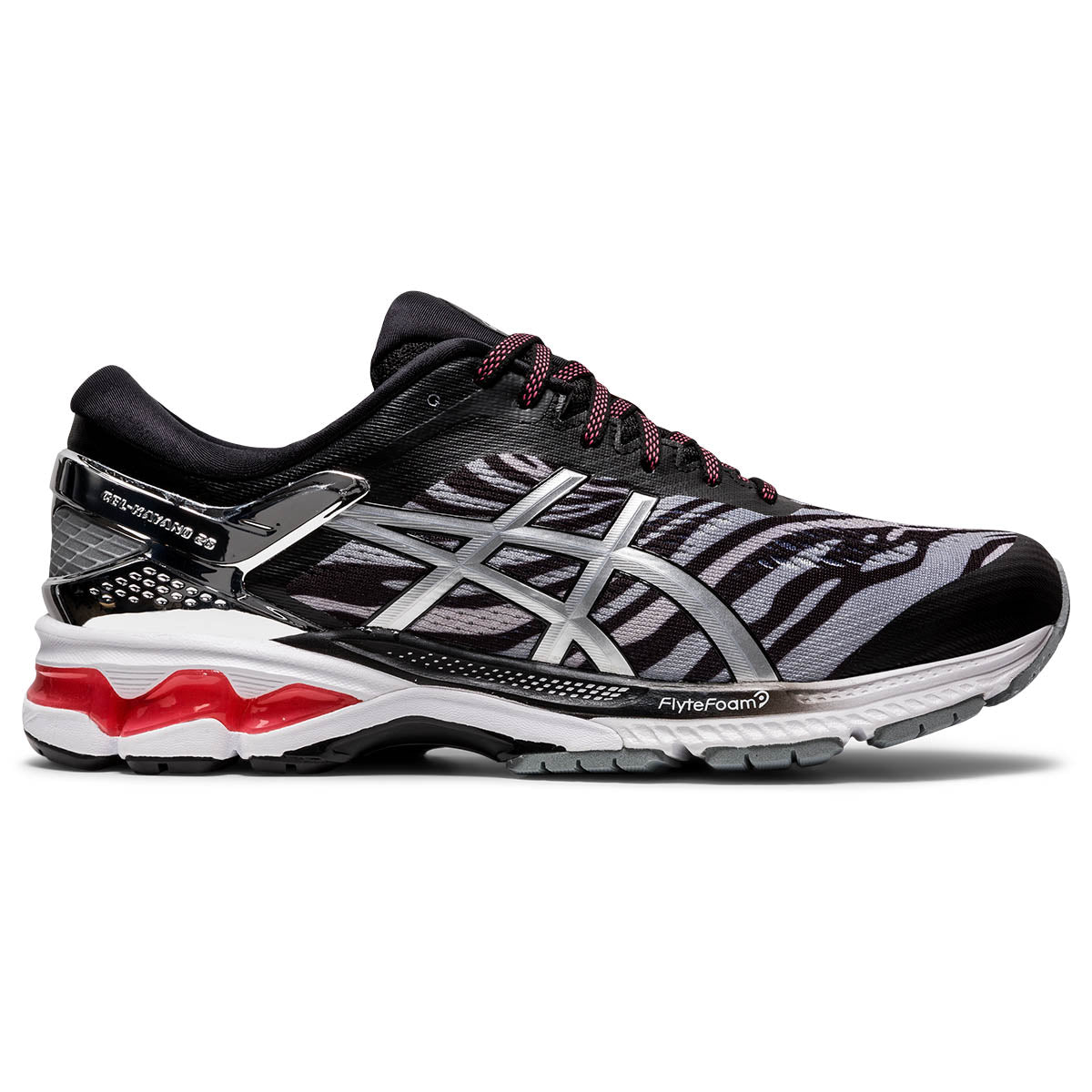 Asics Kayano 26 - Black - Pure Silver