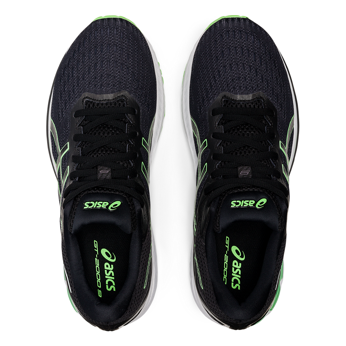 Asics GT 2000 9 - Black - Bright Lime