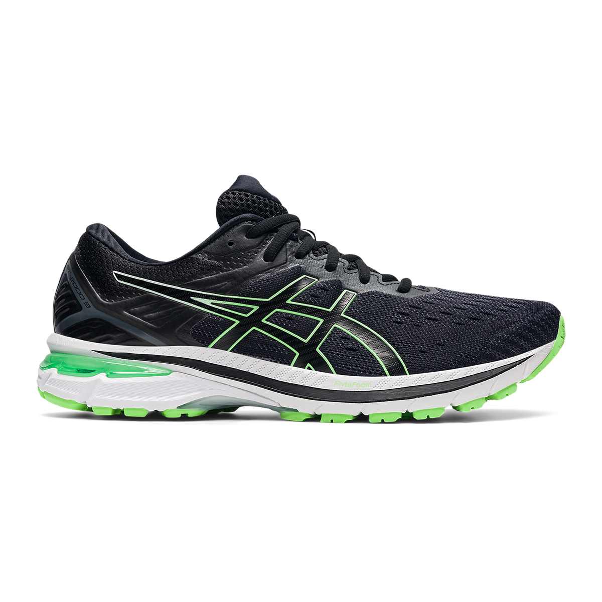 Asics GT 2000 9 - Black - Bright Lime