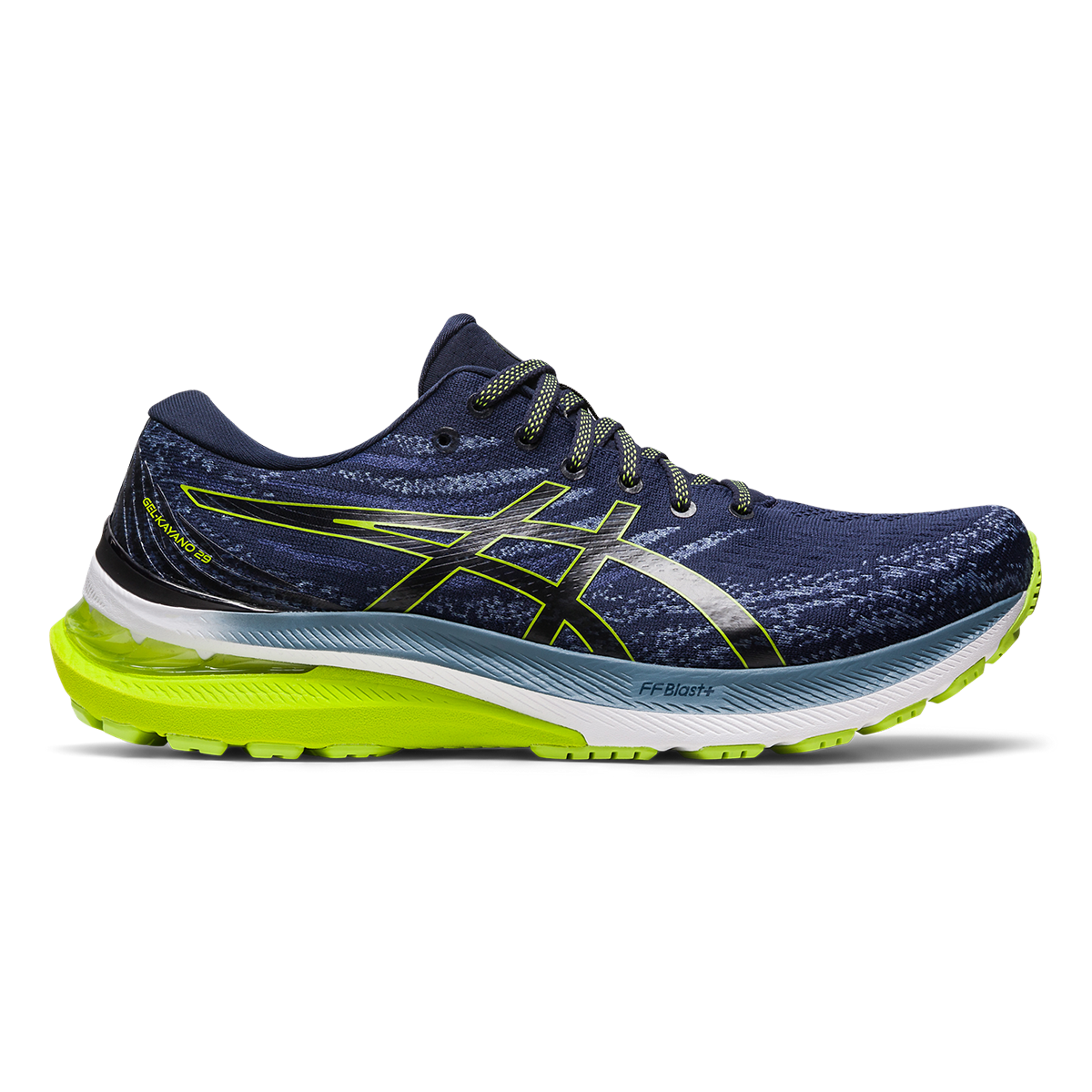 Asics Gel Kayano 29 - Midnight - Lime Zest