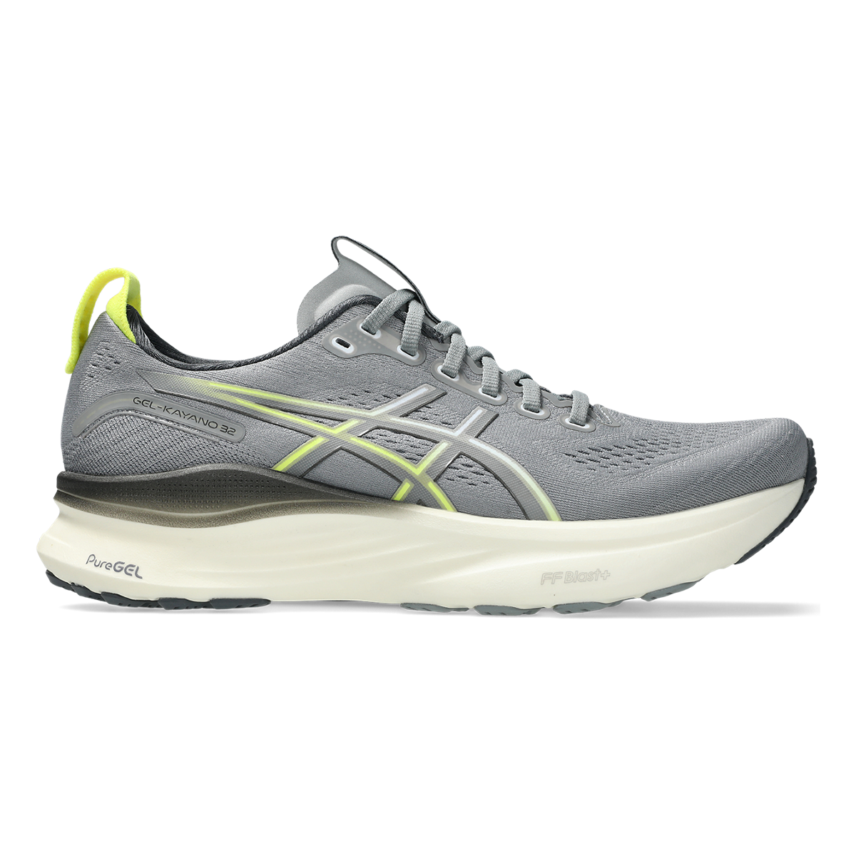 Asics Gel Kayano 32 - Gravel - Citron
