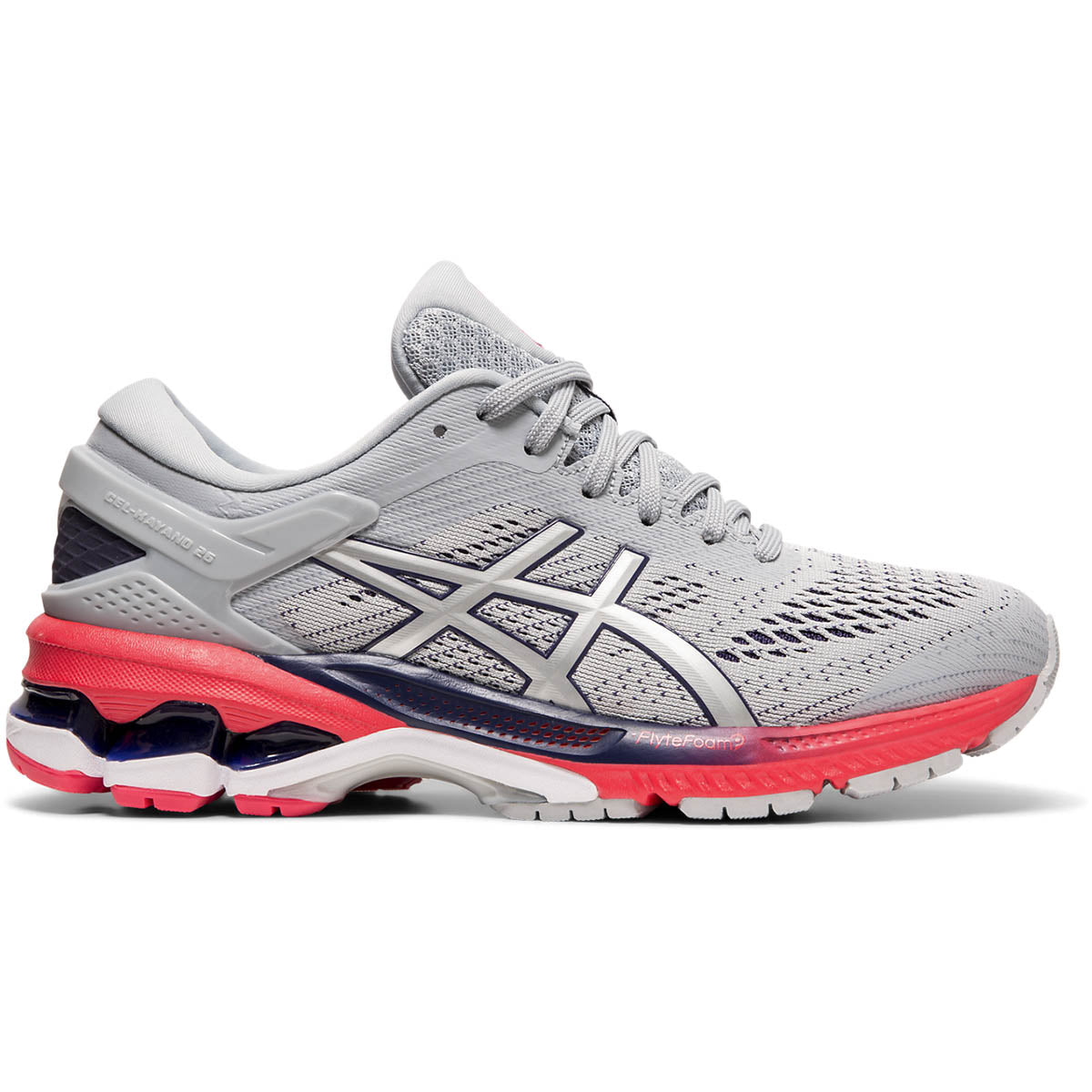 Asics Kayano 26 - Piedmont Grey - Silver