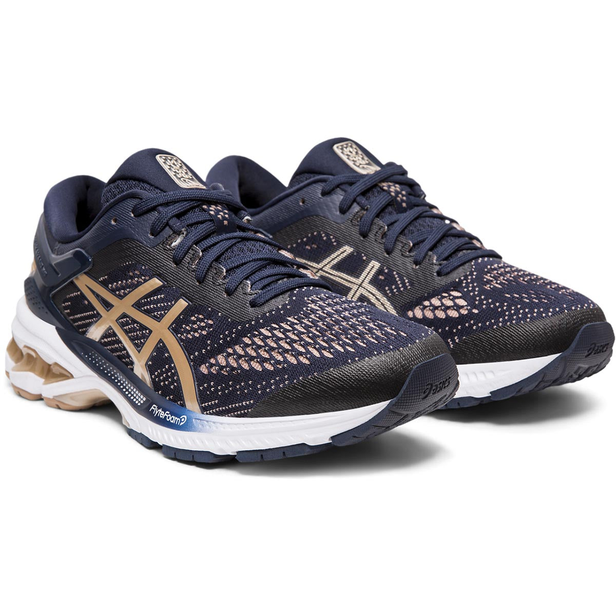 Asics Kayano 26 - Midnight - Almond