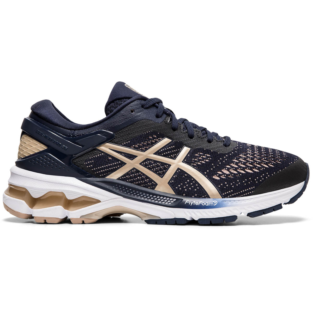 Asics Kayano 26 - Midnight - Almond