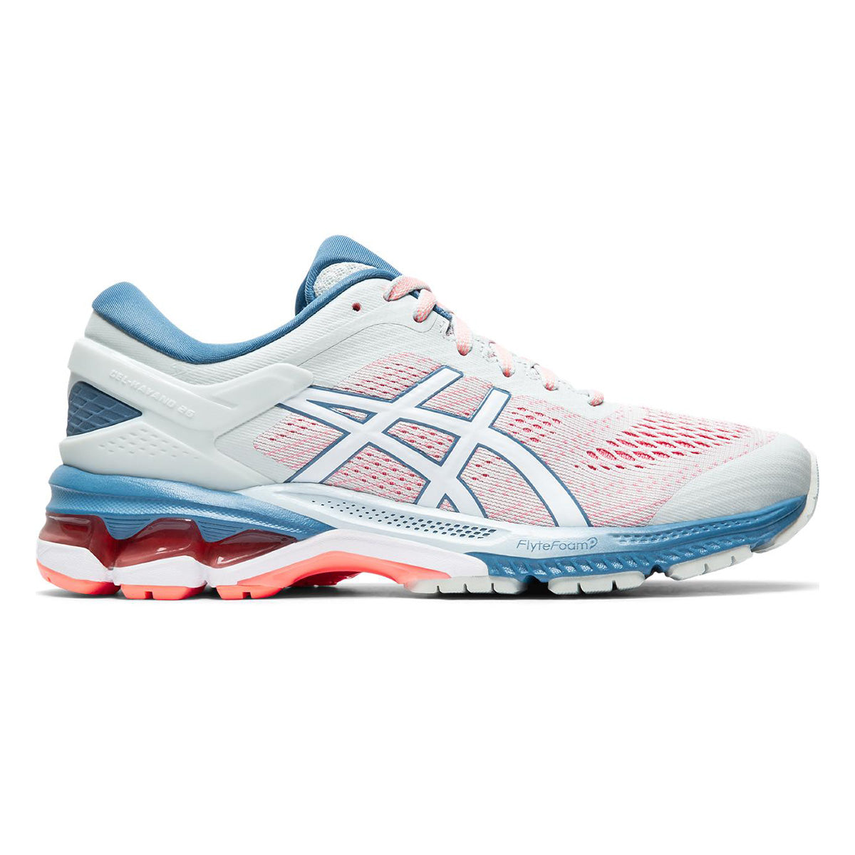 Asics Kayano 26 - Polar Shade - White