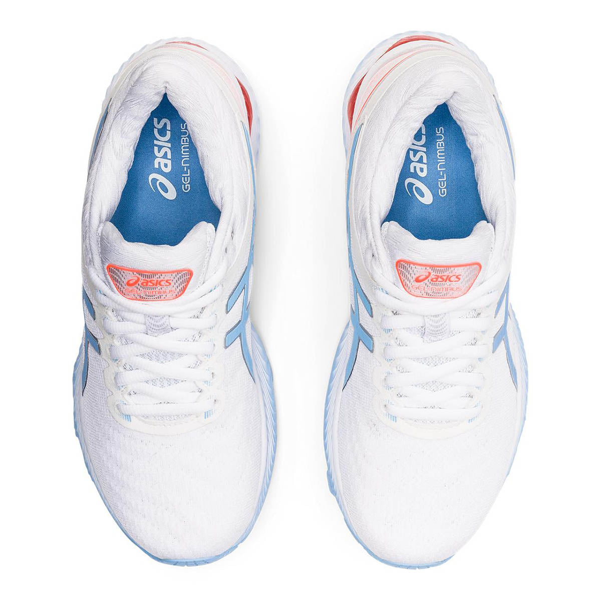 Asics Nimbus 22 - White - Blue