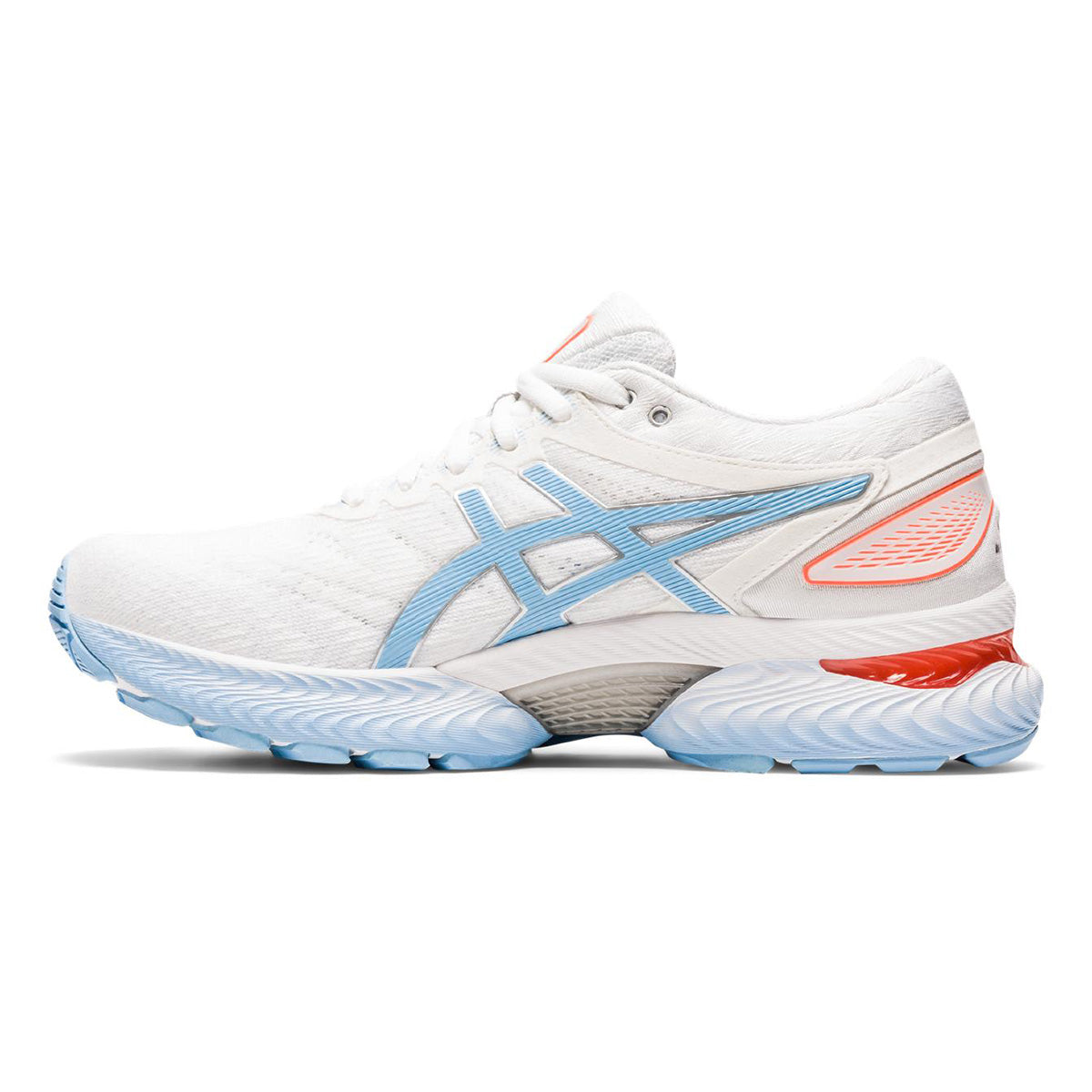 Asics Nimbus 22 - White - Blue