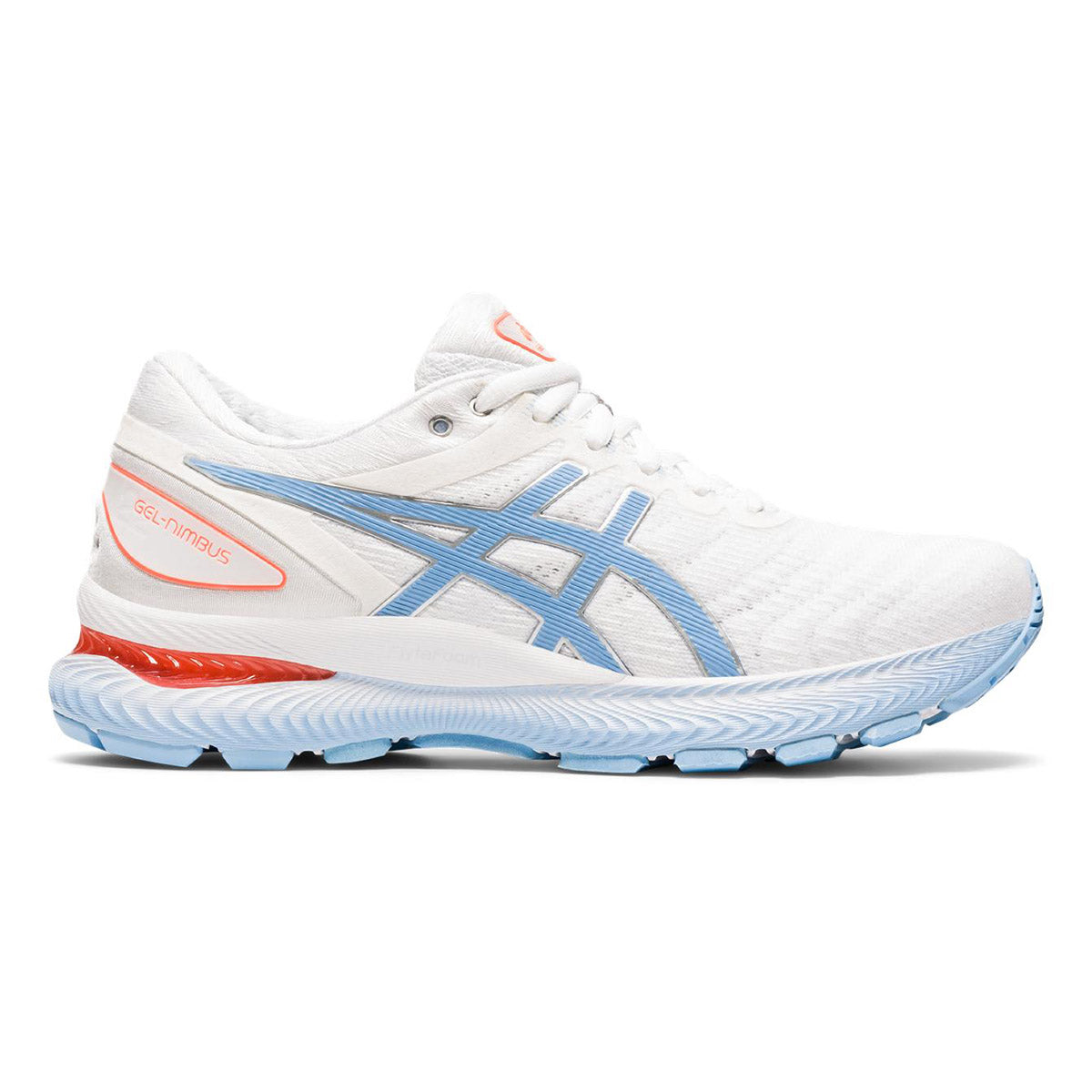 Asics Nimbus 22 - White - Blue