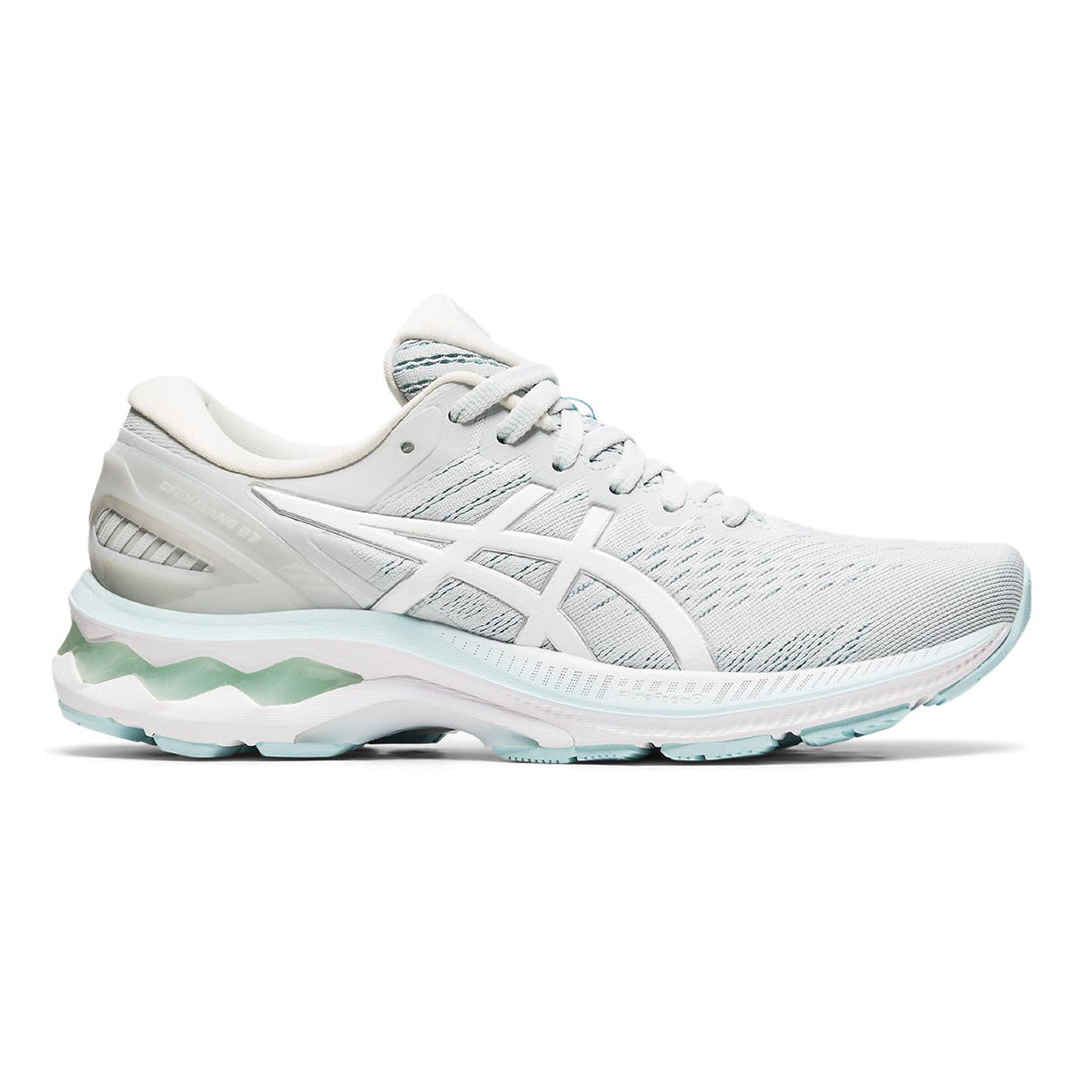 Asics Gel Kayano 27 - Glacier Grey - White