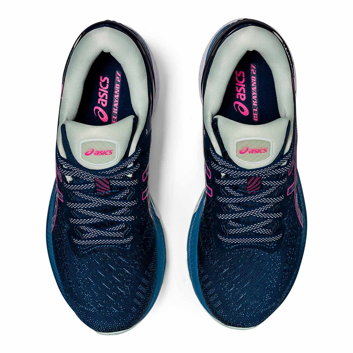 Asics Gel Kayano 27 - Mako Blue - Hot Pink