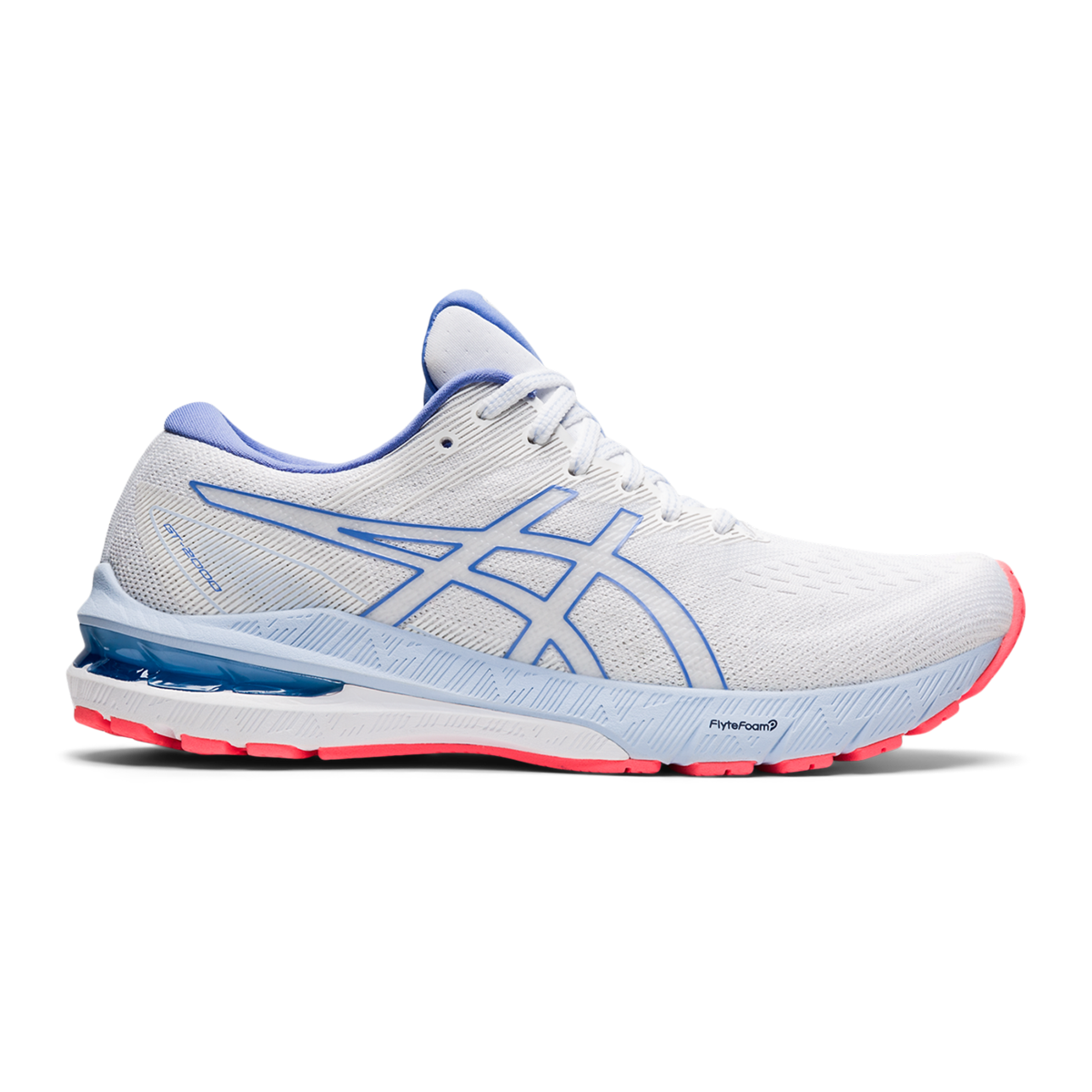 Asics GT 2000 10 - White - Periwinkle Blue