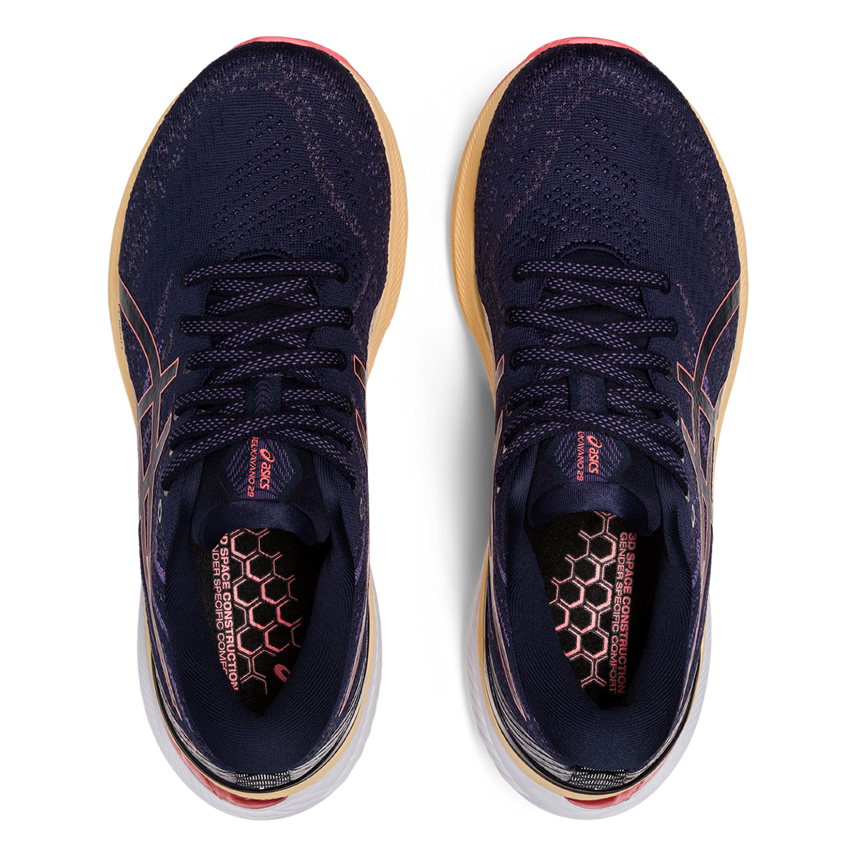 Asics Gel Kayano 29 - Midnight - Papaya