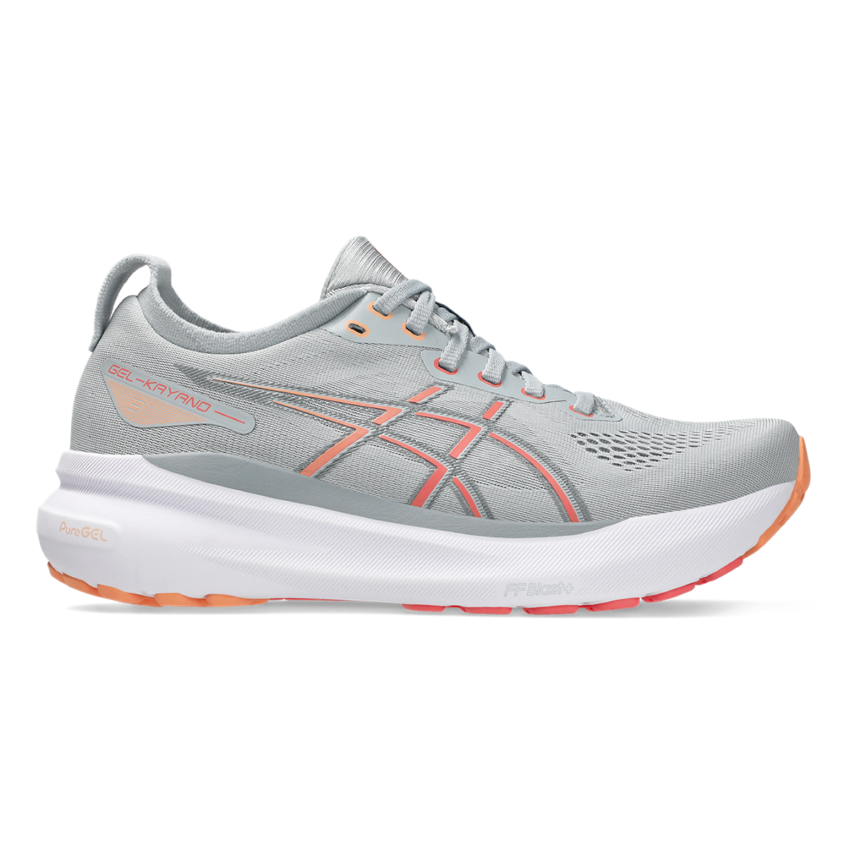 Asics Gel Kayano 31 - Piedmont Grey - Papaya