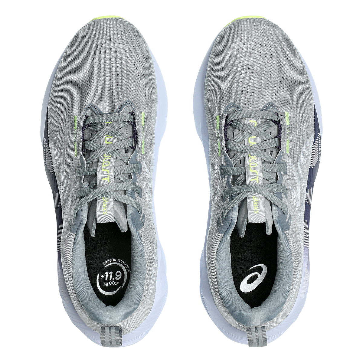 Asics Novablast 5 - Gravel - Blue Fade