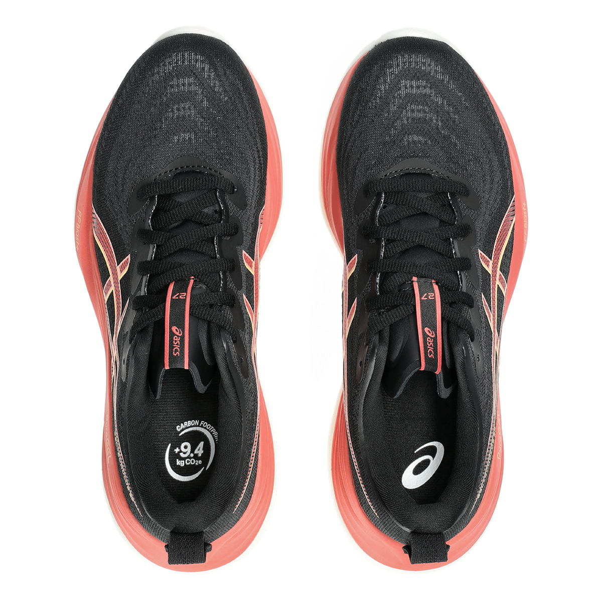 Asics Gel Cumulus 27 Black - Orange Glow