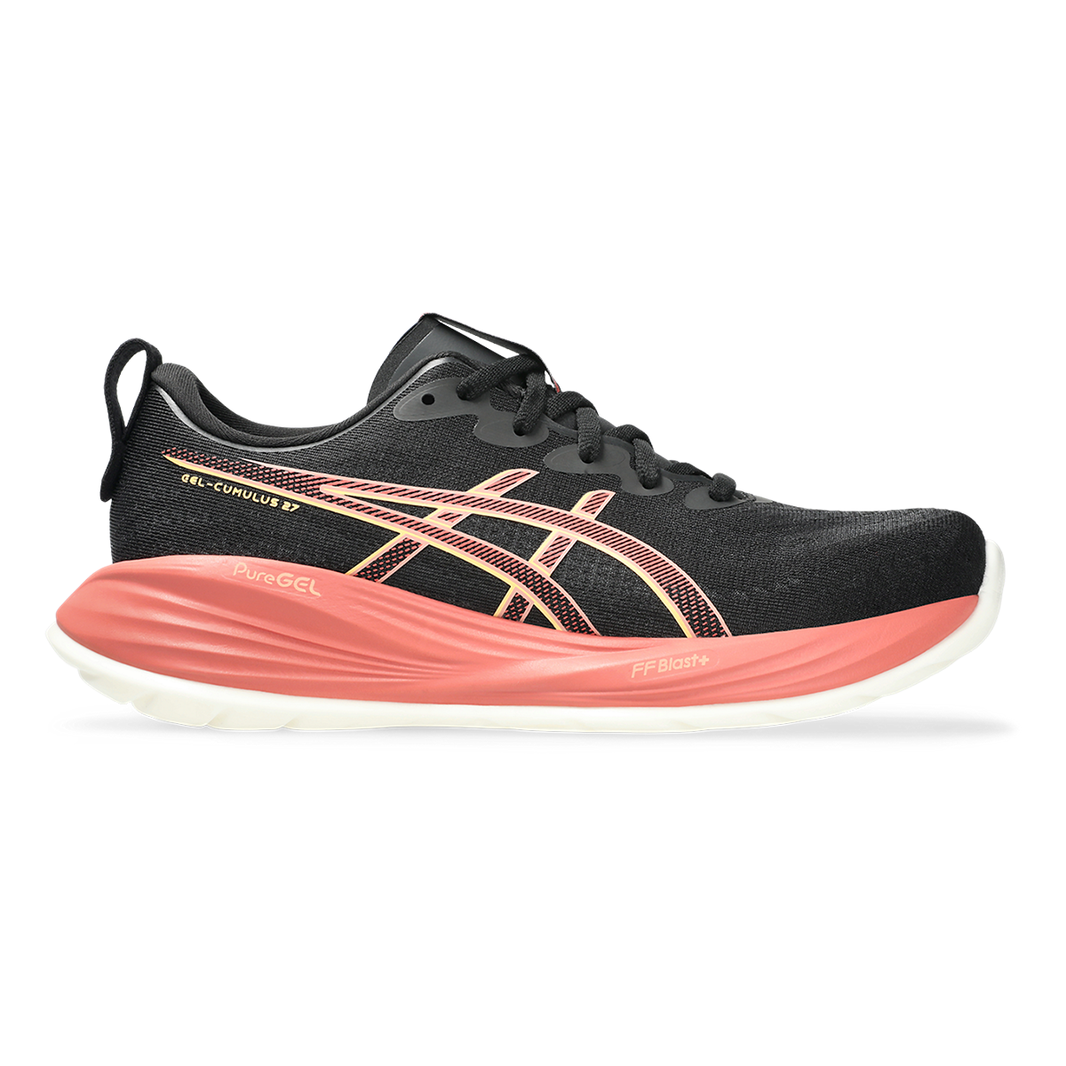 Asics Gel Cumulus 27 Black - Orange Glow
