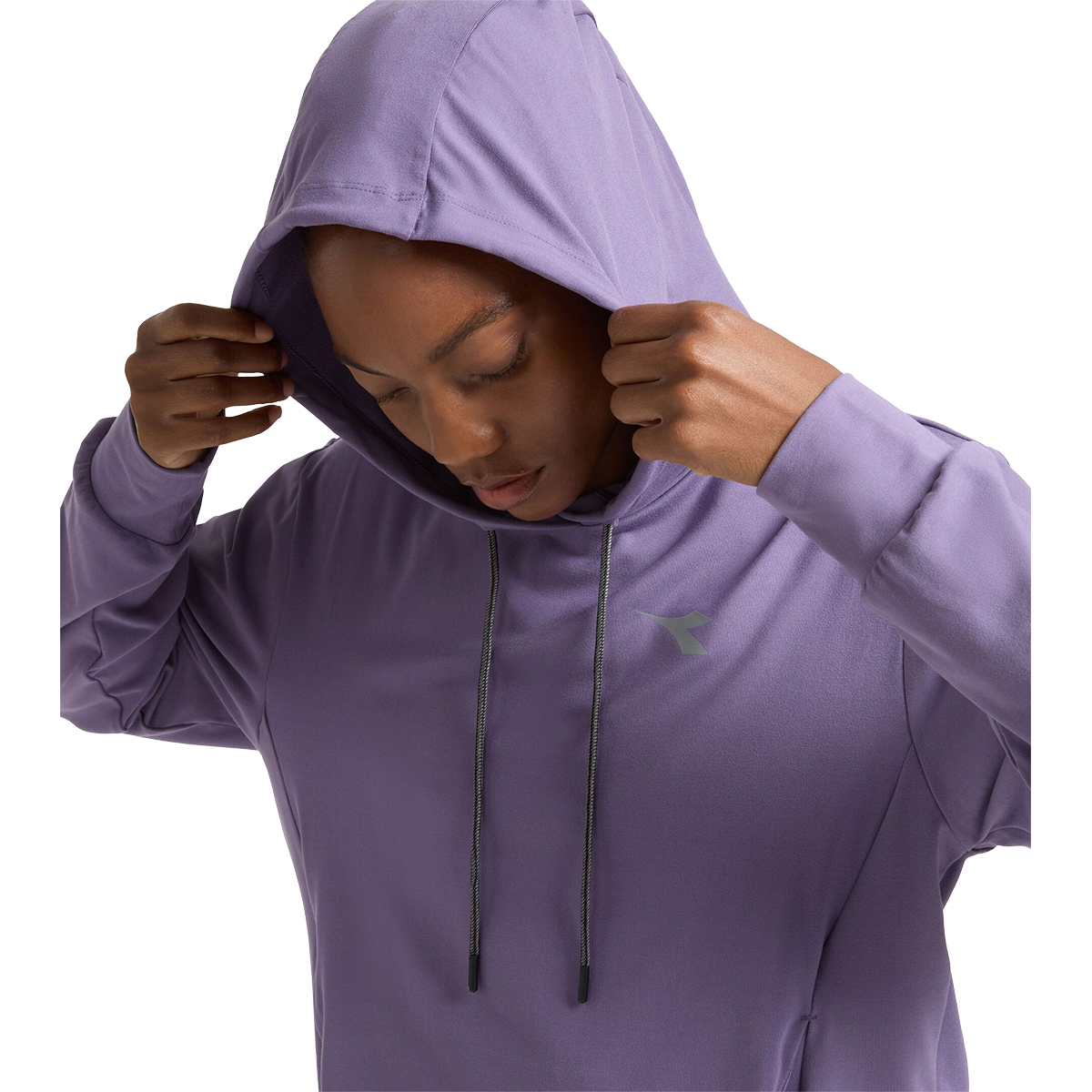 Diadora L. Jersey Pullover Hoodie Run Crew
