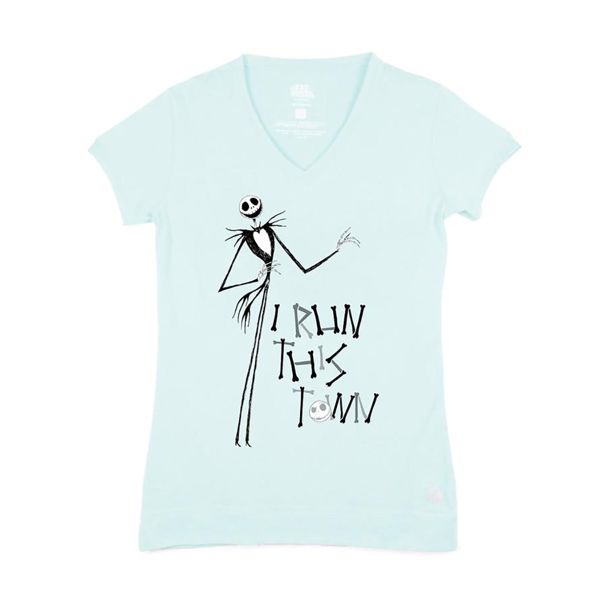 Raw Threads Jack Skellington Run this Town V-Neck