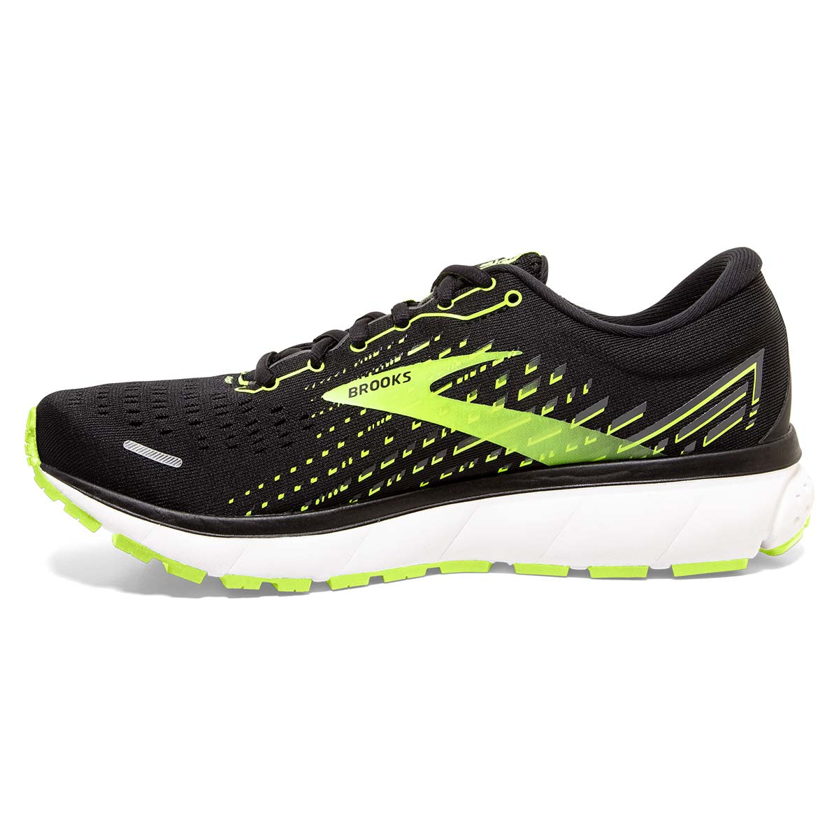 Brooks Ghost 13 - Black - Nightlife - White