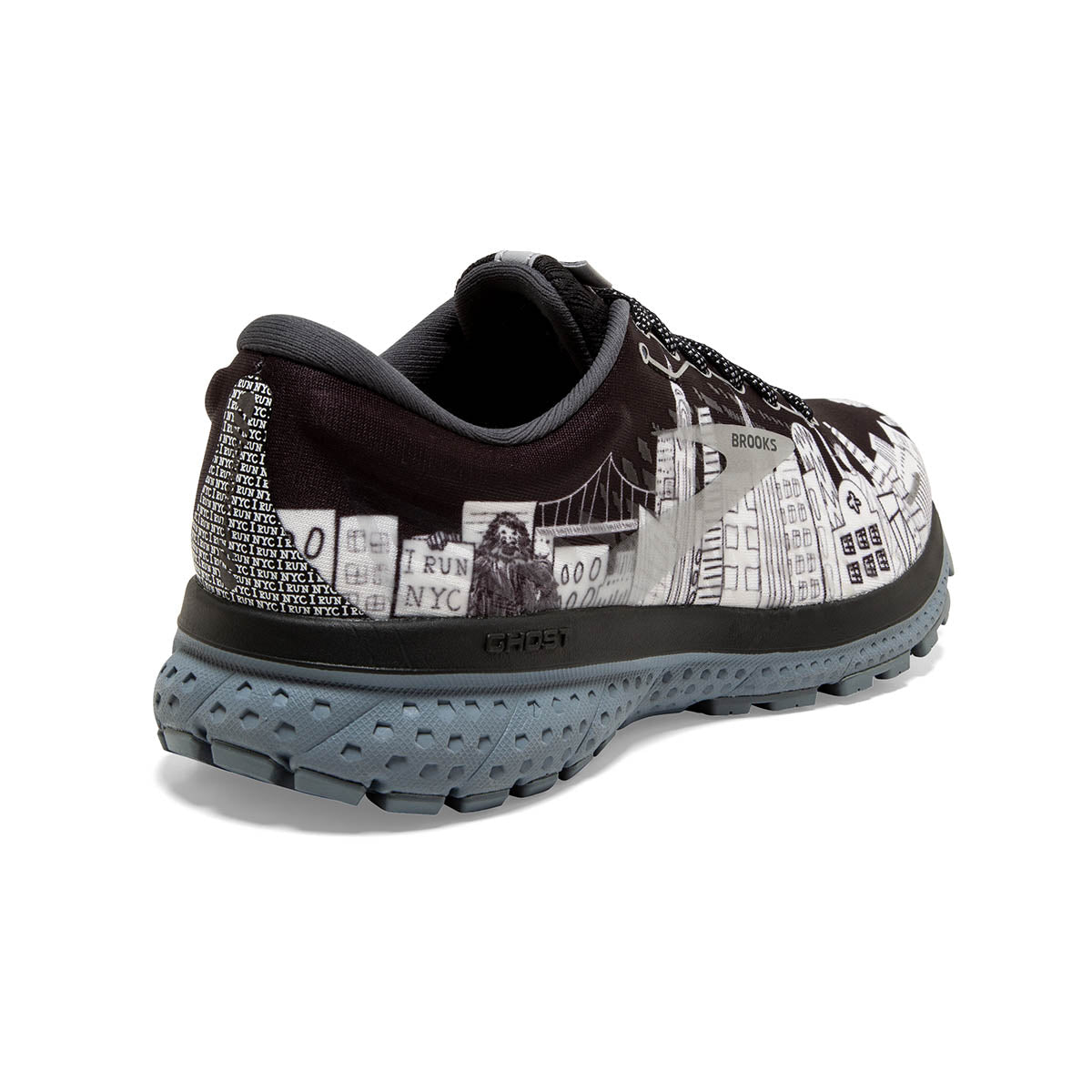 Brooks Ghost 13 - Black - Silver - Sleet