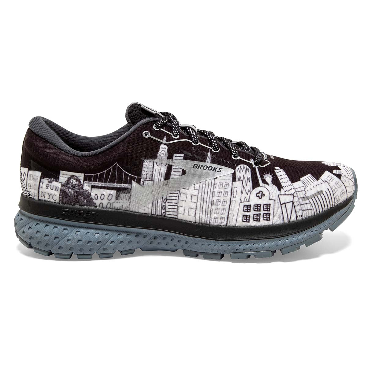 Brooks Ghost 13 - Black - Silver - Sleet