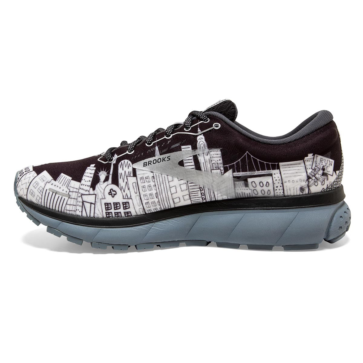 Brooks Ghost 13 - Black - Silver - Sleet