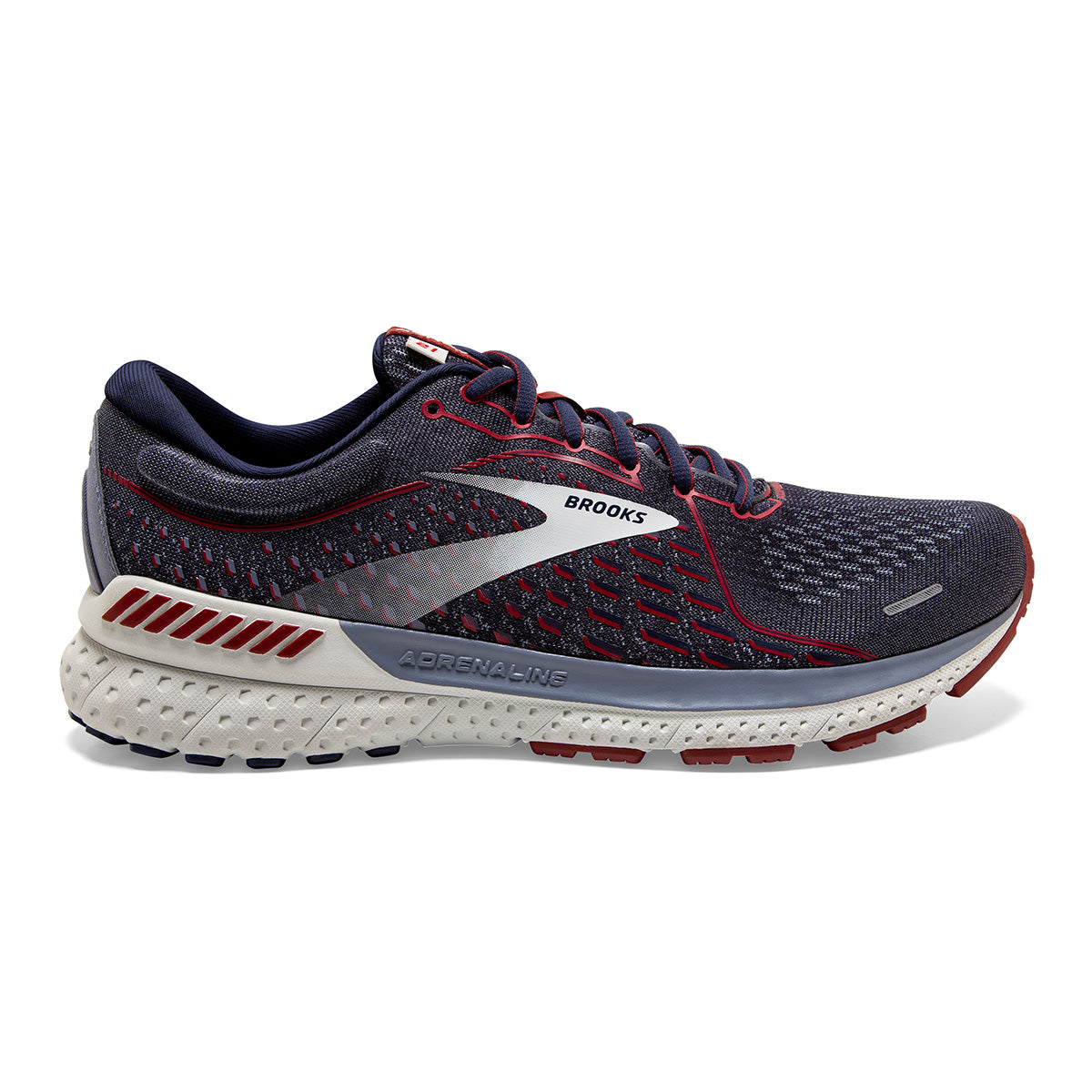 Brooks Adrenaline GTS 21 - Peacoat - Grey - Red