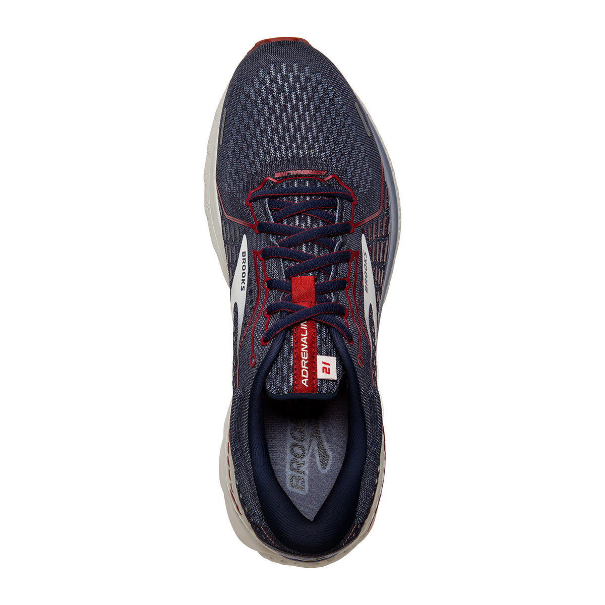 Brooks Adrenaline GTS 21 - Peacoat - Grey - Red