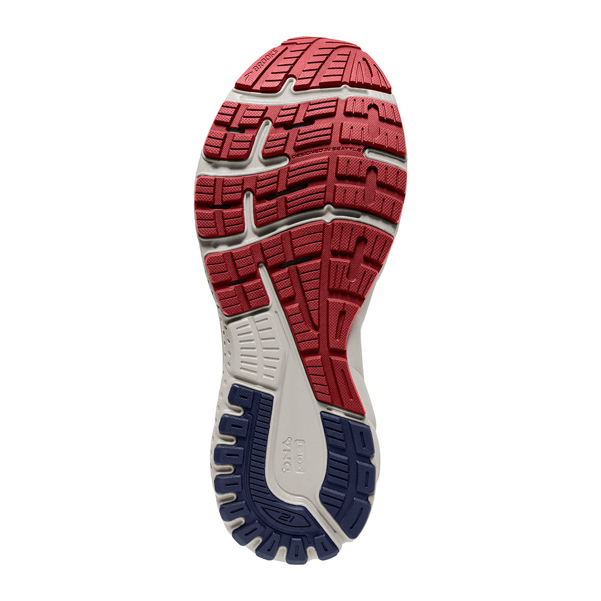 Brooks Adrenaline GTS 21 - Peacoat - Grey - Red