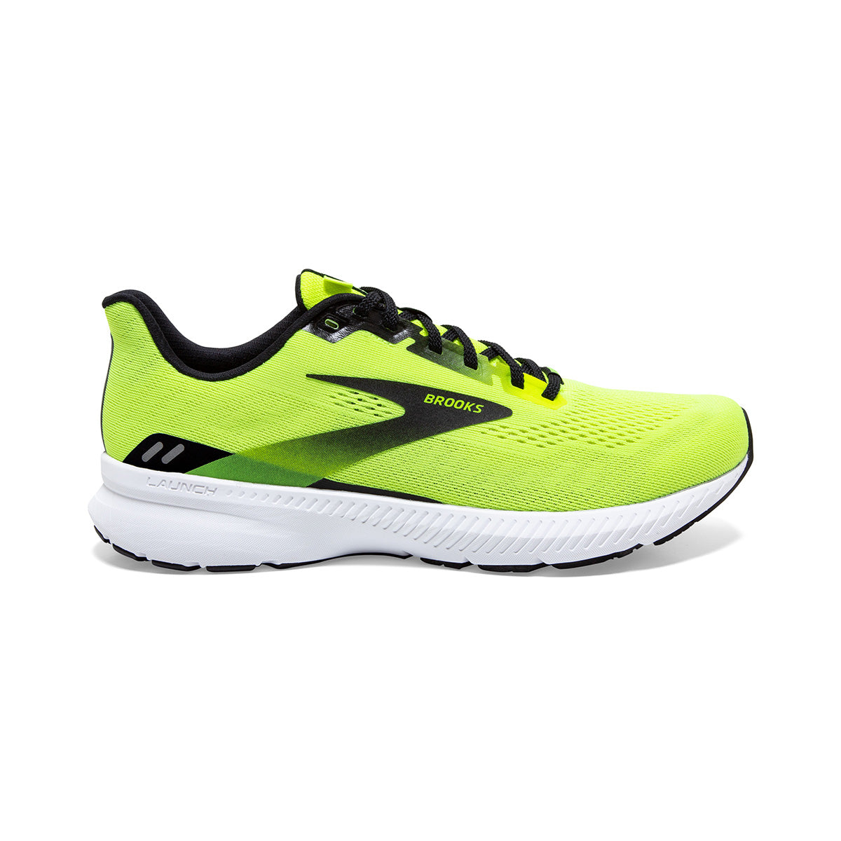Brooks Launch 8 - Nightlife - Black - White