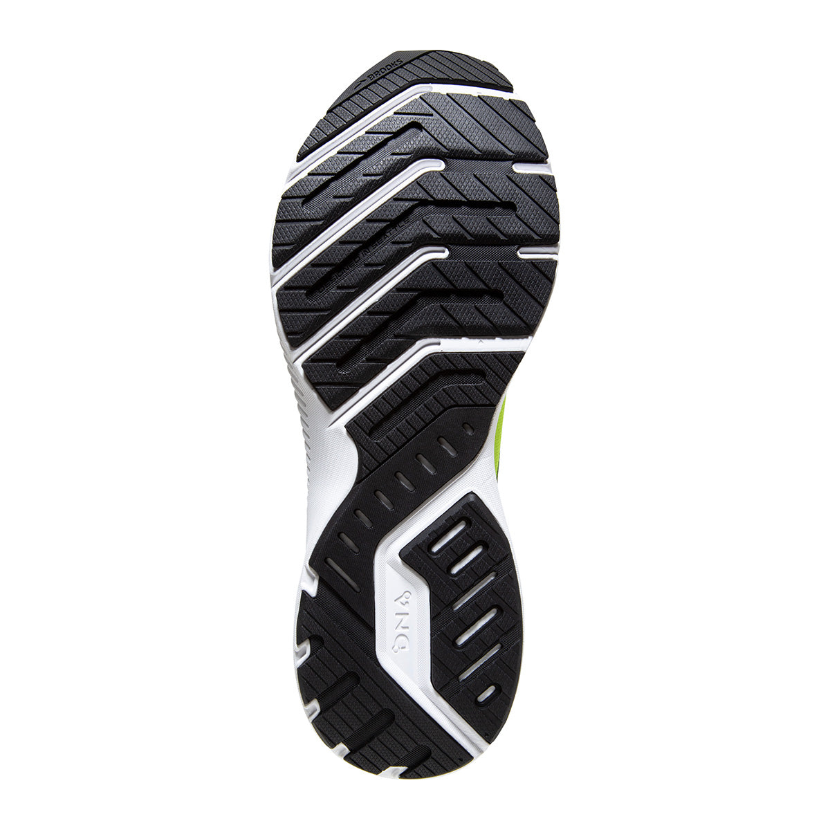 Brooks Launch 8 - Nightlife - Black - White