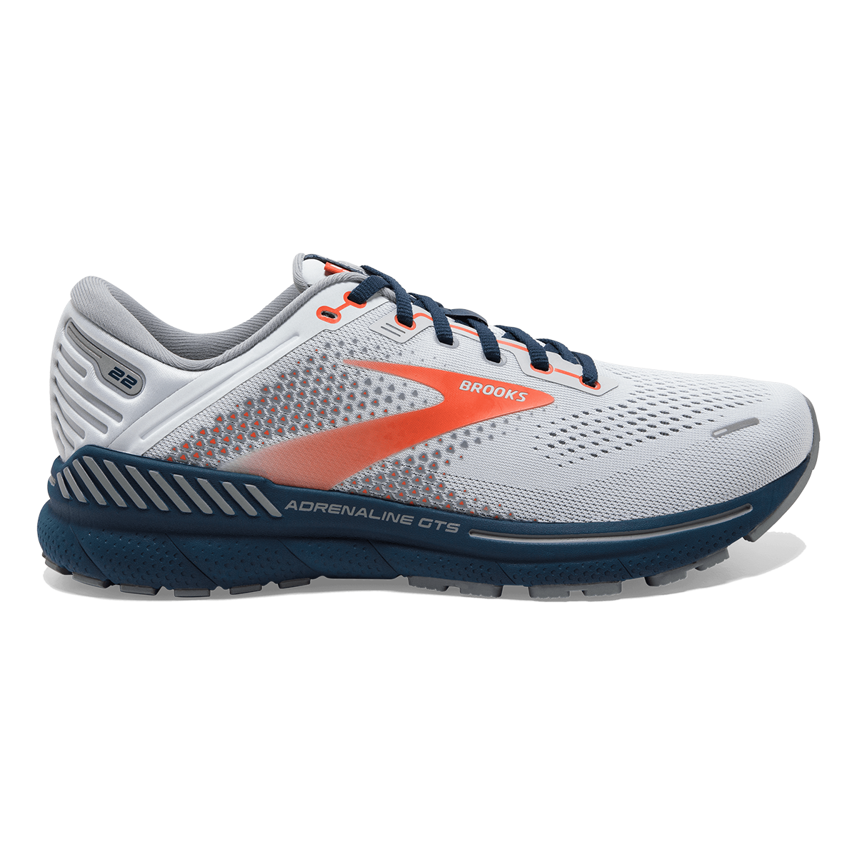 Brooks Adrenaline GTS 22 - Arctic - Red - Titan