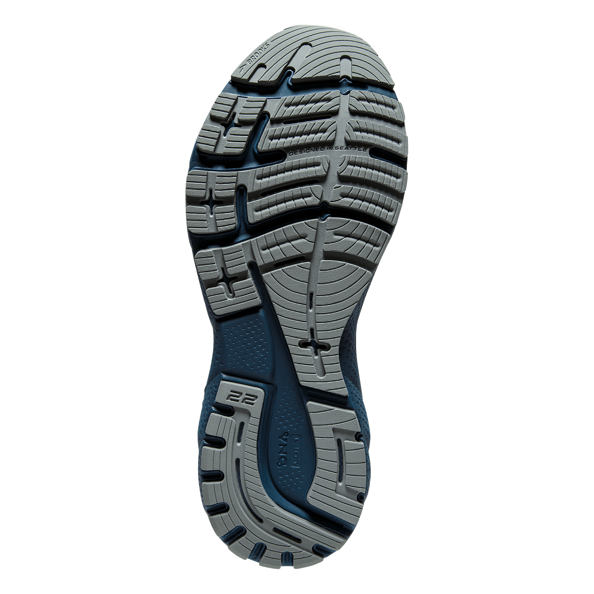 Brooks Adrenaline GTS 22 - Arctic - Red - Titan