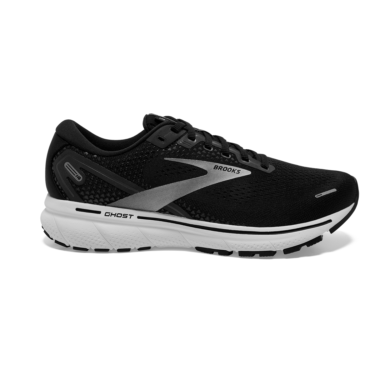 Brooks Ghost 14 - Black - White - Silver
