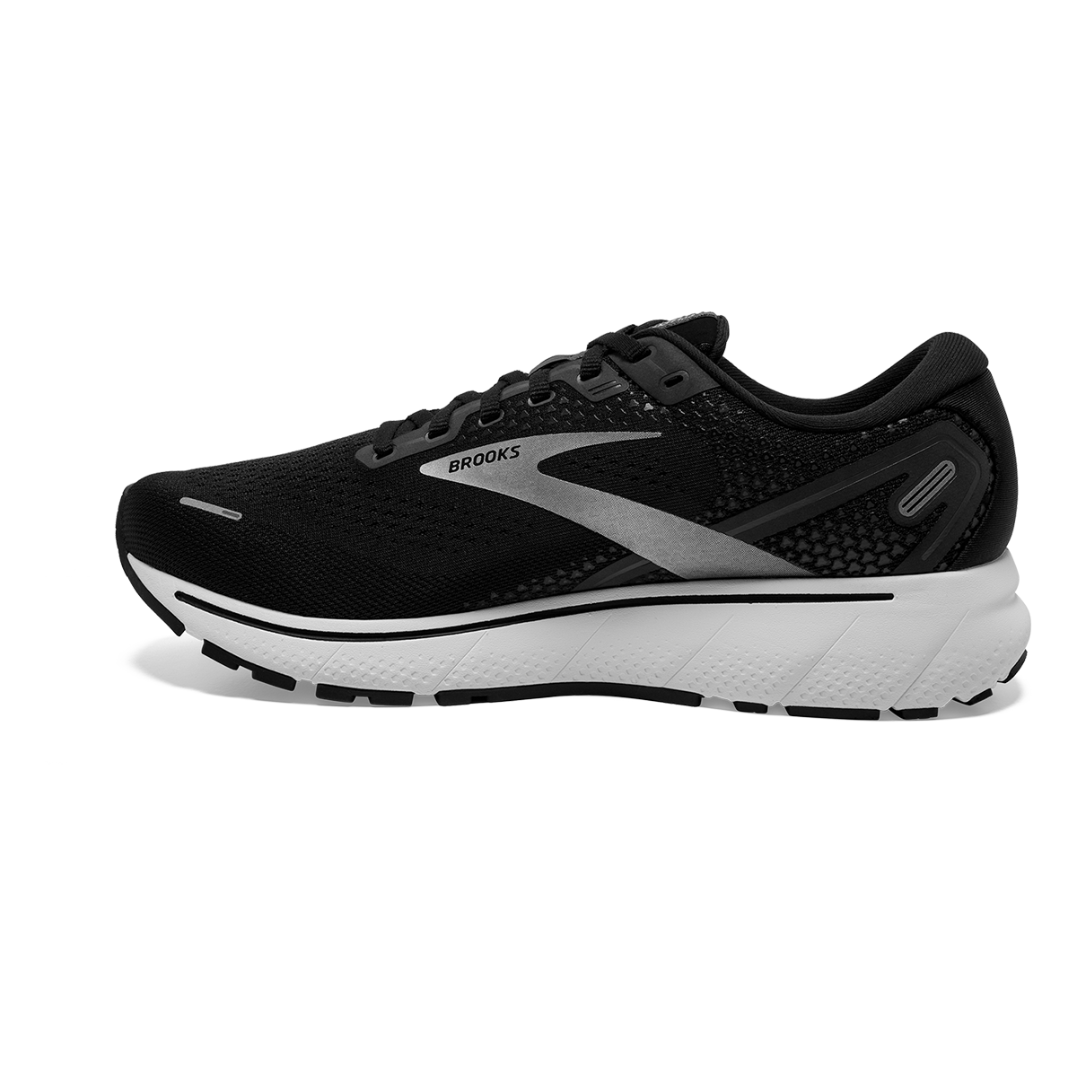 Brooks Ghost 14 - Black - White - Silver