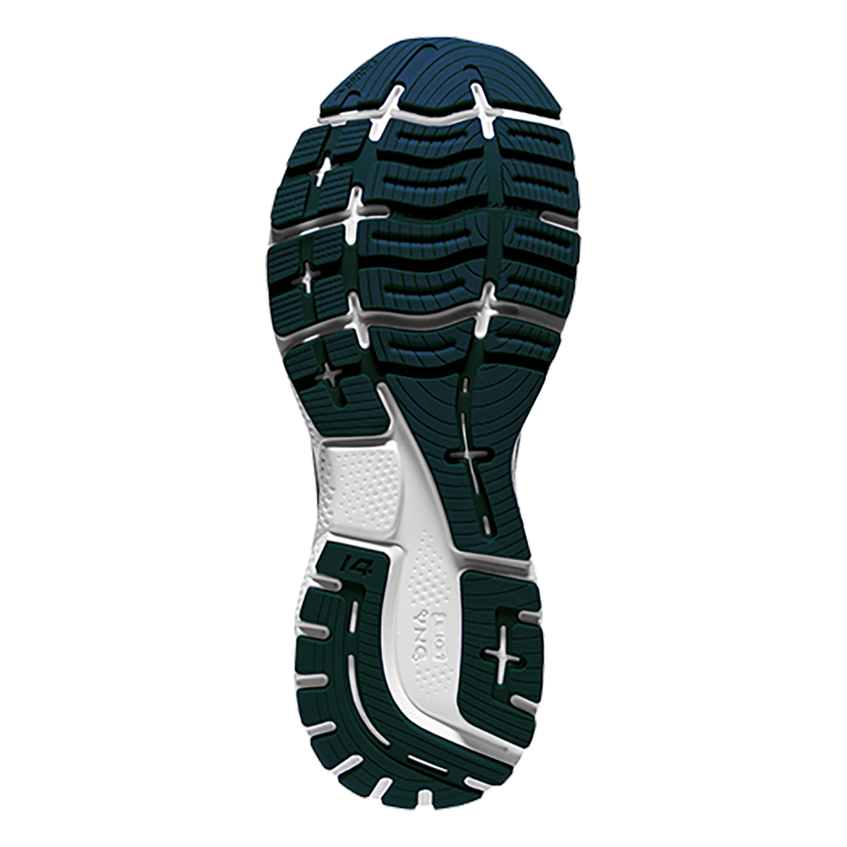 Brooks Ghost 14 - Grey - Titan - Tomato
