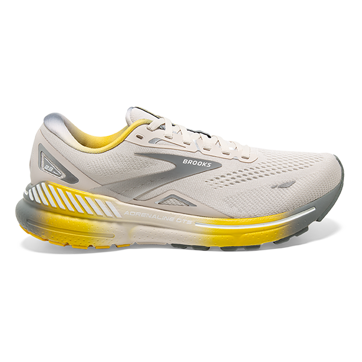 Brooks Adrenaline GTS 23 Yellow Silver Mens