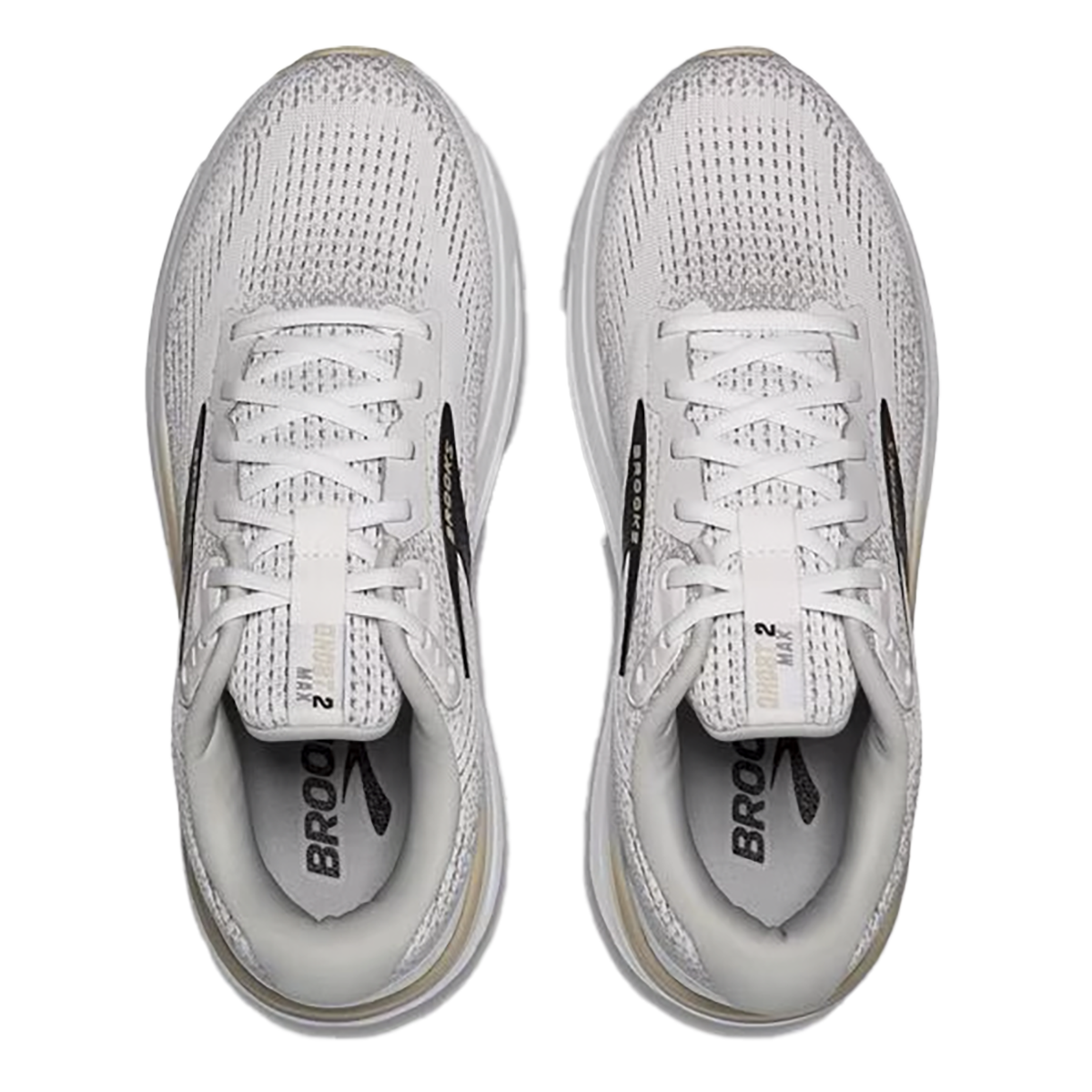Brooks Ghost Max 2 - White - Pelican - Oyster