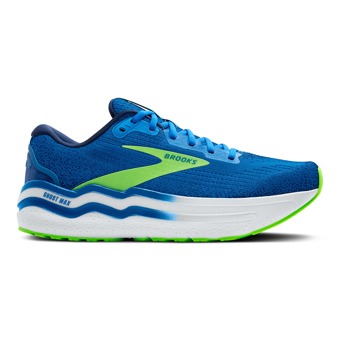 Brooks Ghost Max 2 - Dutch Blue - Green Gecko - Peacoat