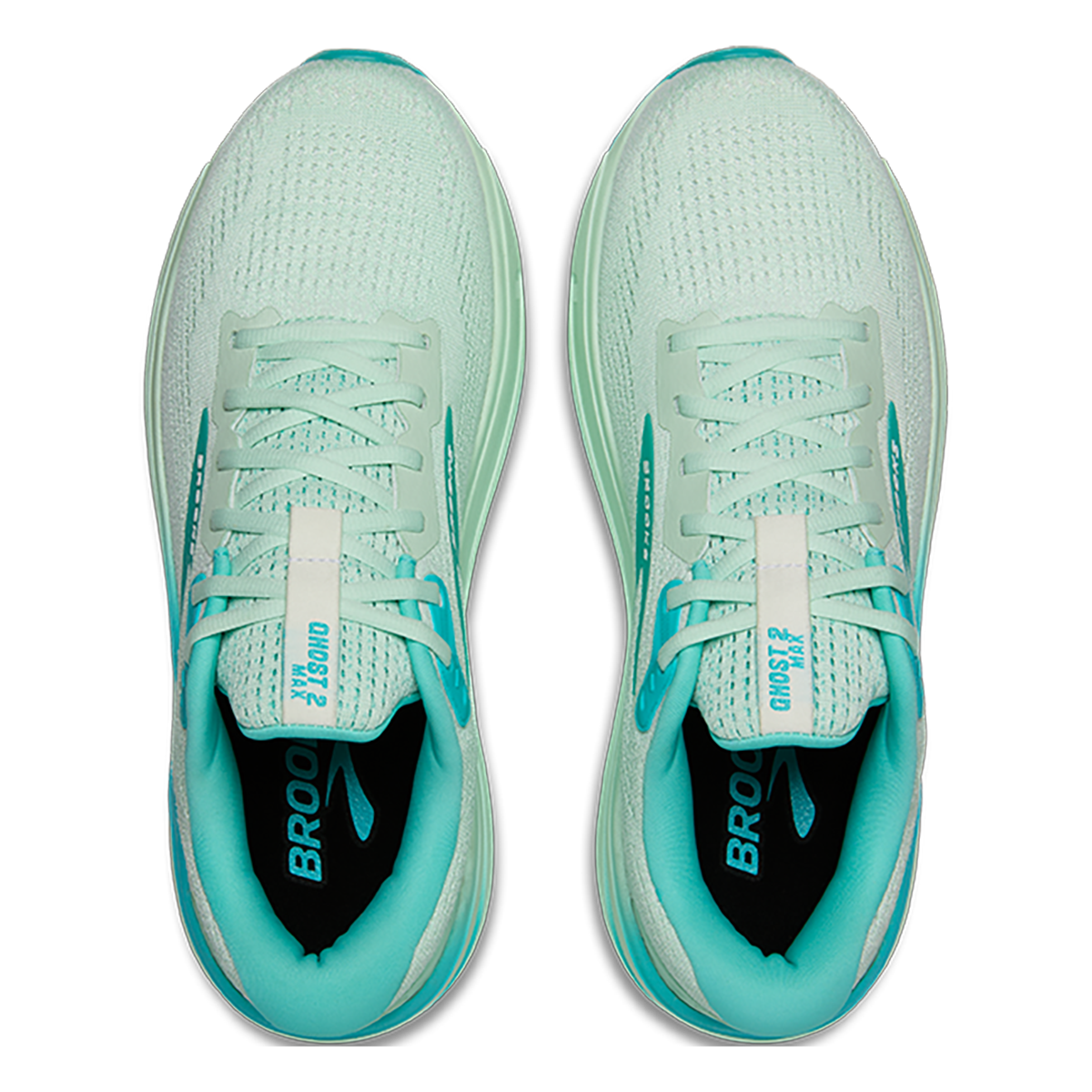 Brooks Ghost Max 2 - HoneyDew - Blue - White