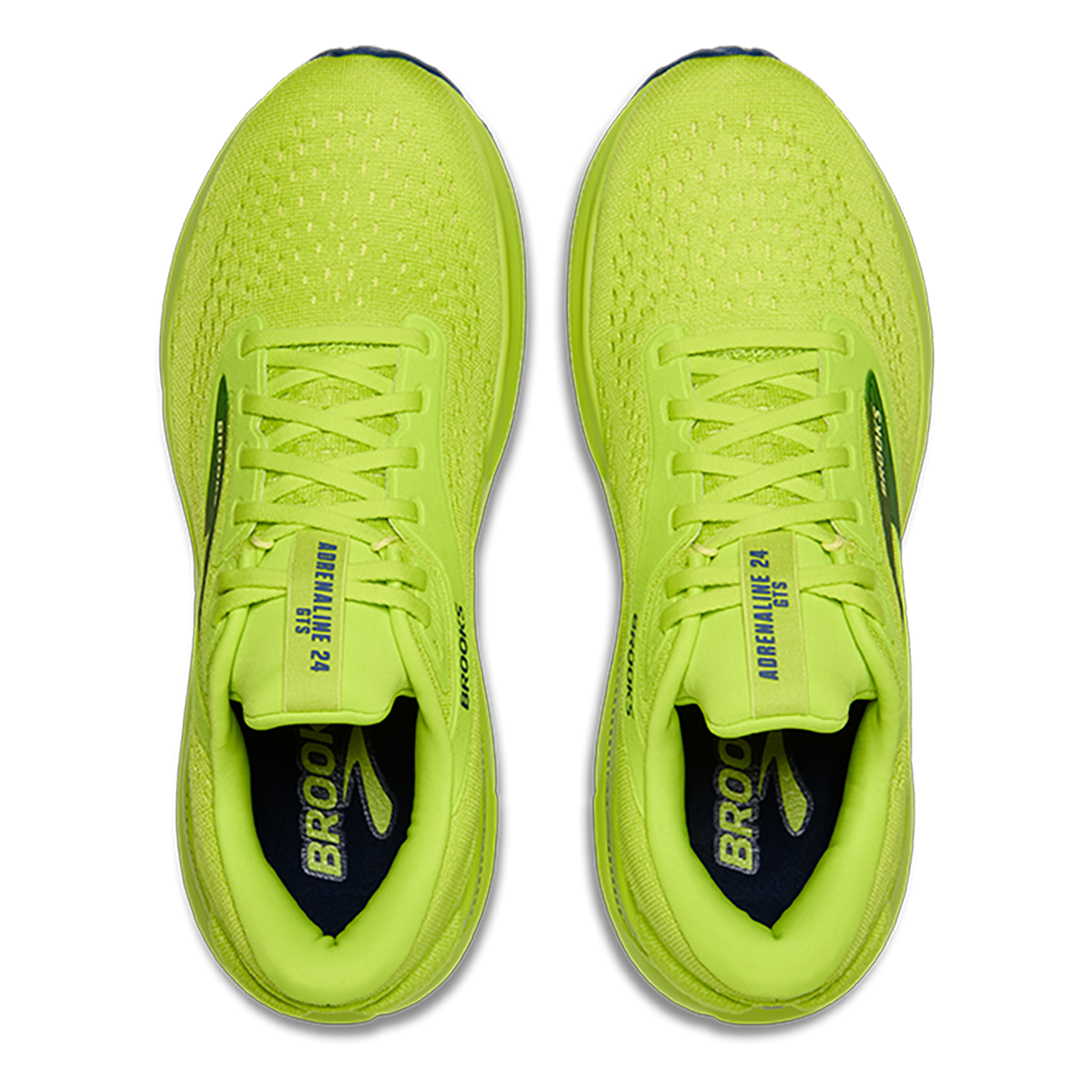 Brooks Adrenaline GTS 24 Acid Lime - Sunny Lime - Navy