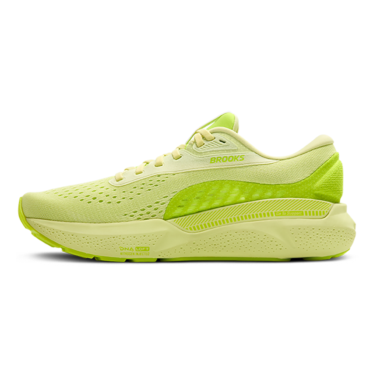 Brooks Adrenaline GTS 24 Lime Green - Nightlife