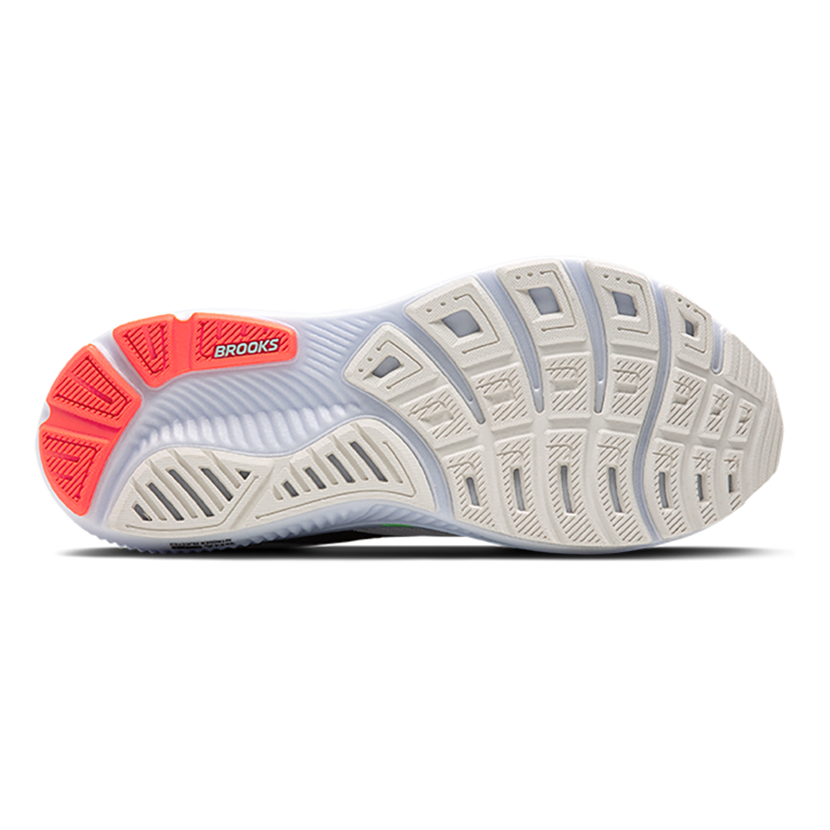 Brooks Ghost 17 White - Pink Clay - Gecko