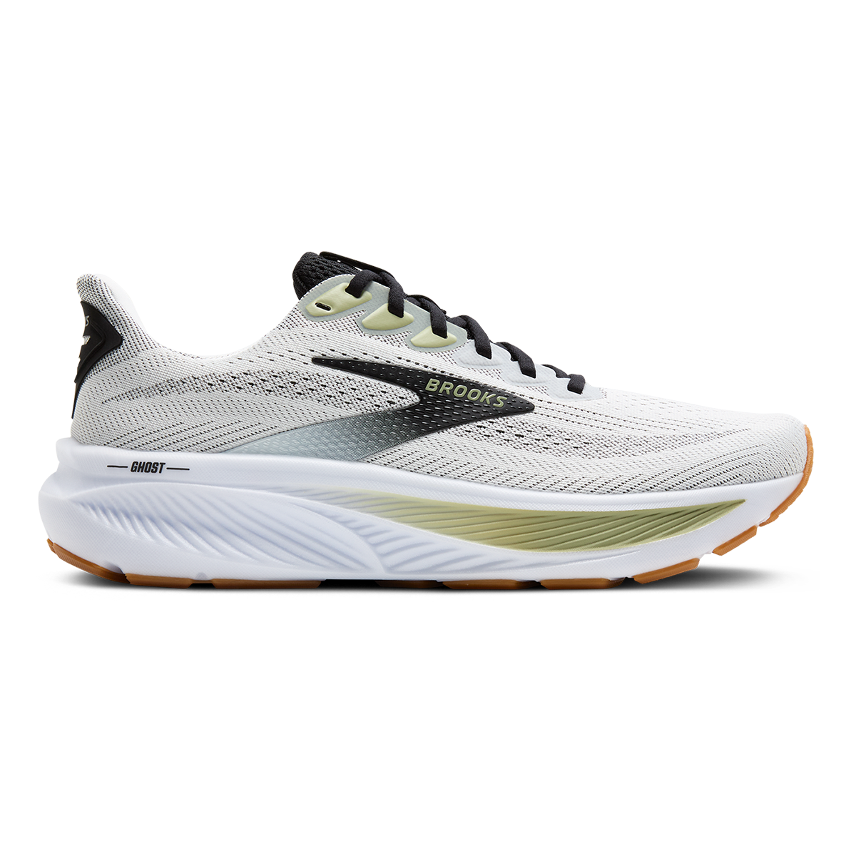 Brooks Ghost 17 White - Black - Tea