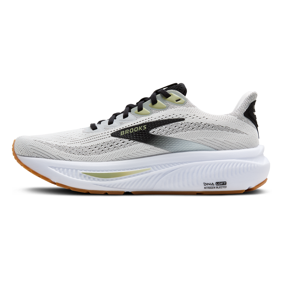 Brooks Ghost 17 White - Black - Tea