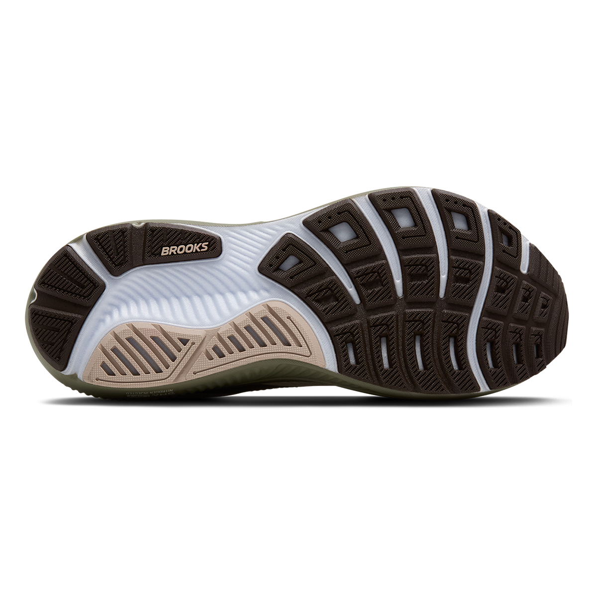 Brooks Ghost 17 Chateau Gray - Brown - Olive