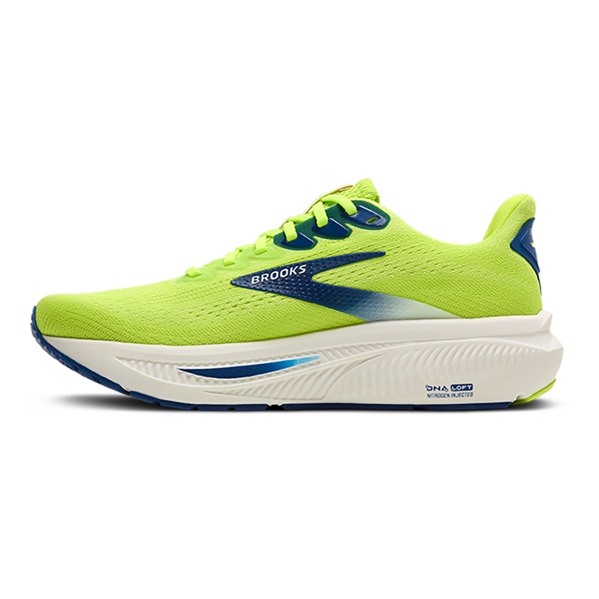 Brooks Ghost 17 Acid Lime - Navy - White